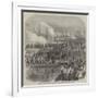 Embarkation of the Sultan at Clarence-Yard, Portsmouth, for the Naval Review-null-Framed Giclee Print