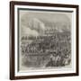 Embarkation of the Sultan at Clarence-Yard, Portsmouth, for the Naval Review-null-Framed Giclee Print
