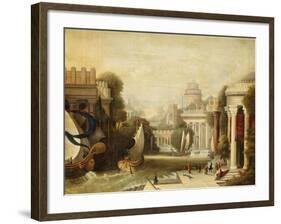 Embarkation of Ulysses-Erastus Salisbury Field-Framed Giclee Print