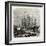 Embarking Cotton at Savannah, USA, 1870s-null-Framed Giclee Print