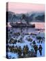 Embarking For the Klondike Gold Rush-Graham Coton-Stretched Canvas