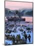 Embarking For the Klondike Gold Rush-Graham Coton-Mounted Giclee Print