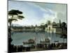 Embarque Real En El Estanque Grande Del Retiro, Ca. 1820-Jose Ribelles-Mounted Giclee Print