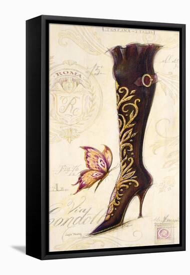 Embellished Boot-Angela Staehling-Framed Stretched Canvas