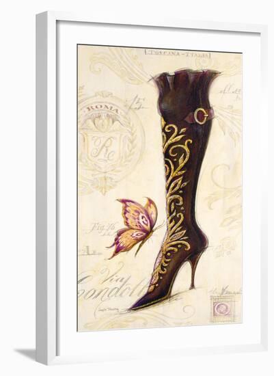 Embellished Boot-Angela Staehling-Framed Art Print