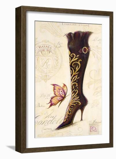 Embellished Boot-Angela Staehling-Framed Art Print
