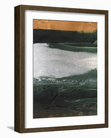Embellished Coastal Plain II-Vanna Lam-Framed Art Print