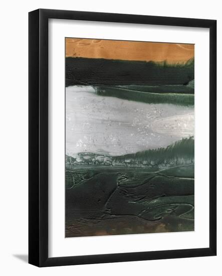 Embellished Coastal Plain II-Vanna Lam-Framed Art Print