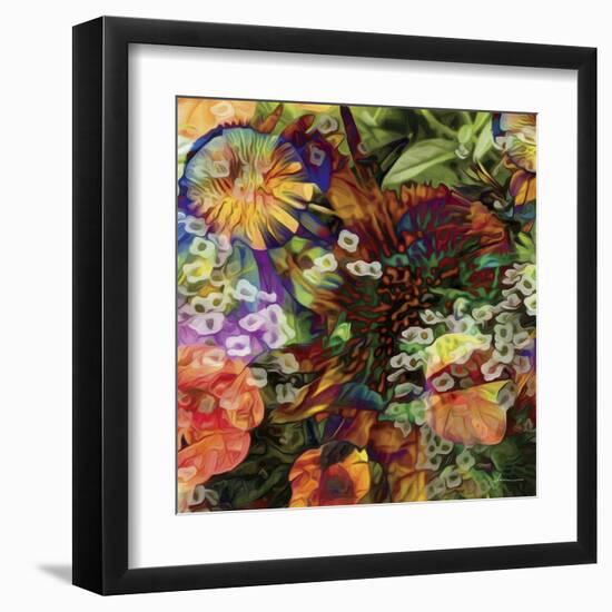 Embellished Eden Tile I-James Burghardt-Framed Art Print