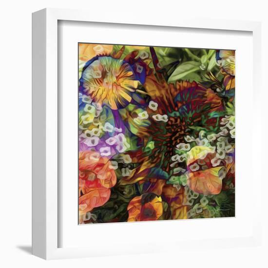 Embellished Eden Tile I-James Burghardt-Framed Art Print