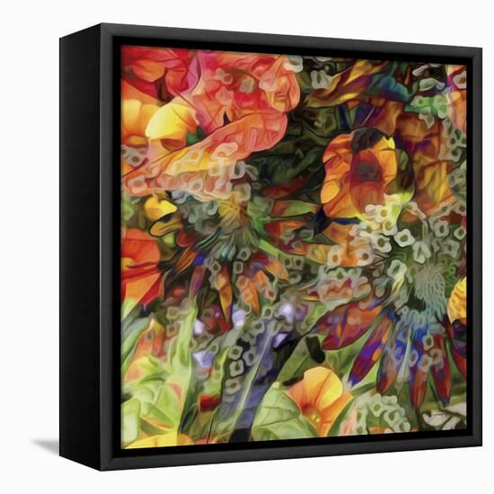 Embellished Eden Tile III-James Burghardt-Framed Stretched Canvas