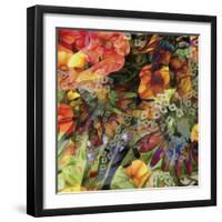 Embellished Eden Tile III-James Burghardt-Framed Art Print