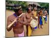 Embera Indian Musicians, Chagres National Park, Panama, Central America-Bruno Morandi-Mounted Photographic Print