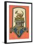 Emblem for an Enterprise with Initials Stss-null-Framed Giclee Print