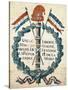 Emblem of Republic from 1793, Gouache, French Revolution, France-null-Stretched Canvas