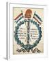Emblem of Republic from 1793, Gouache, French Revolution, France-null-Framed Giclee Print
