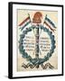 Emblem of Republic from 1793, Gouache, French Revolution, France-null-Framed Giclee Print