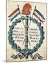 Emblem of Republic from 1793, Gouache, French Revolution, France-null-Mounted Giclee Print