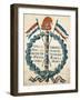 Emblem of Republic from 1793, Gouache, French Revolution, France-null-Framed Giclee Print