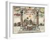 Emblematic Chart and Masonic History of Free and Accepted Masons-null-Framed Giclee Print