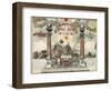 Emblematic Chart and Masonic History of Free and Accepted Masons-null-Framed Giclee Print