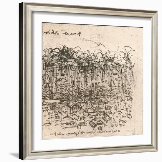 Emblematic representation, c1472-c1519 (1883)-Leonardo Da Vinci-Framed Giclee Print