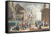 Emblematical Print of the South Sea, Illustration from 'Hogarth Restored: the Whole Works of the…-William Hogarth-Framed Stretched Canvas