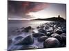 Embleton Bay, Dunstanburgh Castle, Northumberland, England, UK-Lee Frost-Mounted Photographic Print