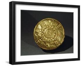 Embossed Gold Artifact from Manabi, 5th-15th Century A.D.-null-Framed Giclee Print