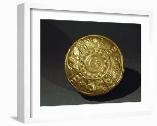 Embossed Gold Artifact from Manabi, 5th-15th Century A.D.-null-Framed Giclee Print