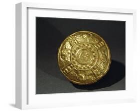 Embossed Gold Artifact from Manabi, 5th-15th Century A.D.-null-Framed Giclee Print