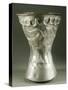 Embossed Silver Bottom of Vase, from Agighiol Treasure, Romania-null-Stretched Canvas