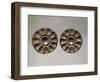 Embossed Silver Phaleras, Ornamental Disks Used on Horse Gear-null-Framed Giclee Print