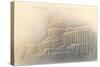 Embossed View of the Capitol-null-Stretched Canvas