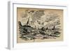 Embouchure De La Seine a Honfleur, C1865-Claude Monet-Framed Giclee Print