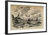 Embouchure De La Seine a Honfleur, C1865-Claude Monet-Framed Giclee Print