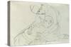 Embrace, 1914-Egon Schiele-Stretched Canvas
