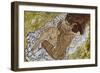 Embrace (Lovers II), 1917-Egon Schiele-Framed Giclee Print