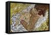 Embrace (Lovers II), 1917-Egon Schiele-Framed Stretched Canvas