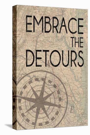 Embrace The Detours-Lauren Gibbons-Stretched Canvas