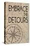 Embrace The Detours-Lauren Gibbons-Stretched Canvas