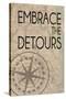 Embrace The Detours-Lauren Gibbons-Stretched Canvas