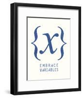 Embrace Variables-Urban Cricket-Framed Art Print