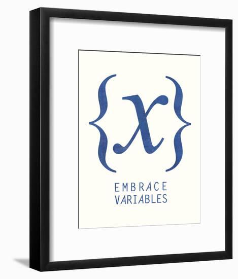 Embrace Variables-Urban Cricket-Framed Art Print