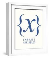 Embrace Variables-Urban Cricket-Framed Art Print
