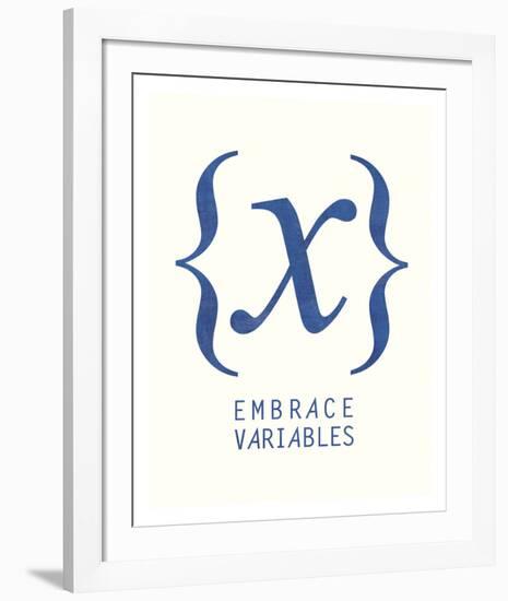 Embrace Variables-Urban Cricket-Framed Art Print