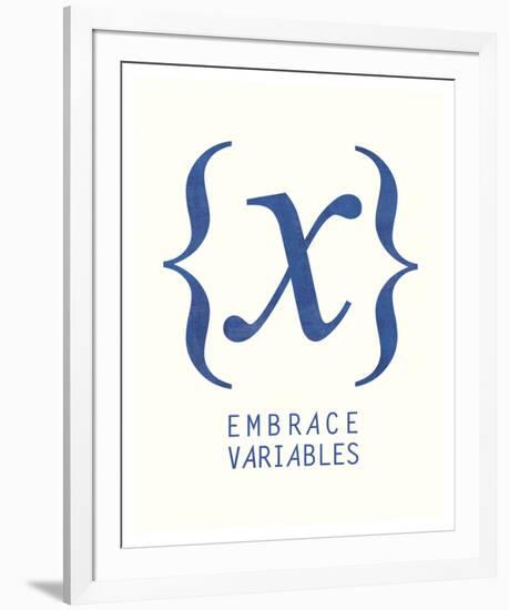 Embrace Variables-Urban Cricket-Framed Art Print