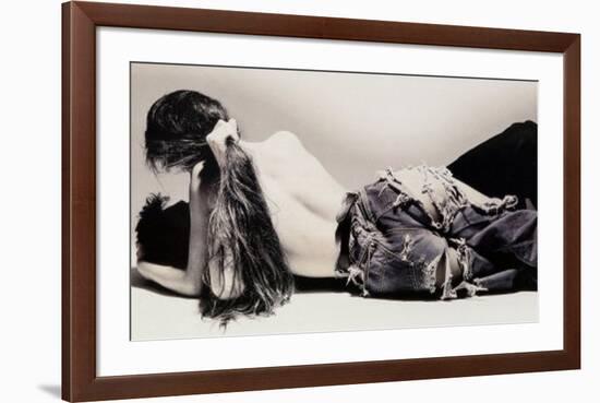 Embrace-null-Framed Art Print