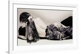 Embrace-null-Framed Art Print