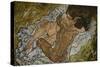 Embrace-Egon Schiele-Stretched Canvas